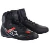 Alpinestars Faster-3 Rideknit Shoes Bright 1165 Color Shoes Black Gray/Bright Red 1165