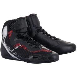 Alpinestars Faster-3 Rideknit Shoes Silver 1930 Color Shoes Black/Silver/Bright Red 1930