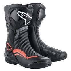 Alpinestars SMX-6 V2 Boots Red Fluo 1130 Color Boots Black/Gray/Red Fluo 1130