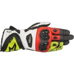 Alpinestars Supertech Gloves Fluo Yellow 1536 Color Gloves Black/Fluo Yellow/Red 1536