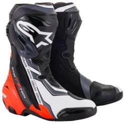 Alpinestars Supertech R 2021 Boots Fluo Red 1329 Color Boots Black/Red/Fluo/White/Gray 1329
