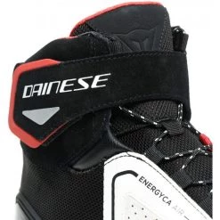 Dainese Energyca Air Shoes Black/White/Lava Red A66 Color Shoes Black/White/Lava Red A66 -Motorcycle boots Sales dainese energyca air shoes black white lava red a66 5