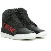 Dainese York D-WP Shoes Dark Carbon/Red 08D Color Shoes Dark Carbon/Red 08D