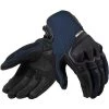 REV'IT Duty Gloves Black/Blue Color Gloves Black/Blue
