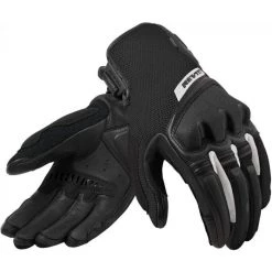 REV'IT Duty Ladies Gloves Black/White Color Gloves Black/White