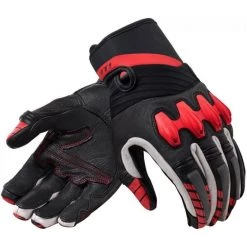 REV'IT Energy Gloves Black/Neon Red Color Gloves Black/Neon Red