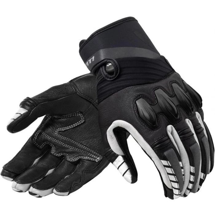 REV'IT Energy Gloves Black/White Color Gloves Black/White 1 REV'IT Energy Gloves Black/White Color Gloves Black/White
