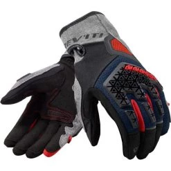 REV'IT Mangrove Gloves Silver/Blue Color Gloves Silver/Blue