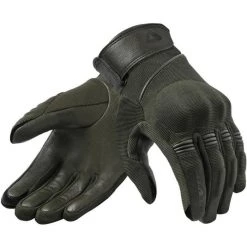 REV'IT Mosca Urban Gloves Dark Green Color Gloves Dark Green