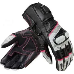 REV'IT Xena 3 Gloves Ladies Black/White Color Gloves Ladies Black/White